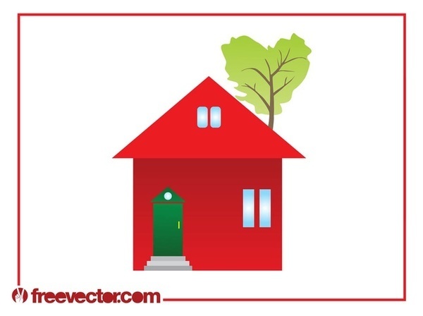 600x448 Eco House Clip Art Free Vector 123freevectors