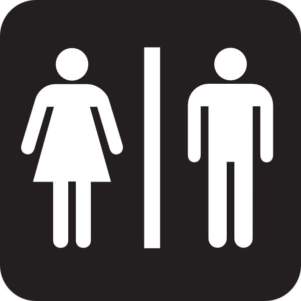 600x600 Men Women Bathroom Clip Art Free Vector 4vector