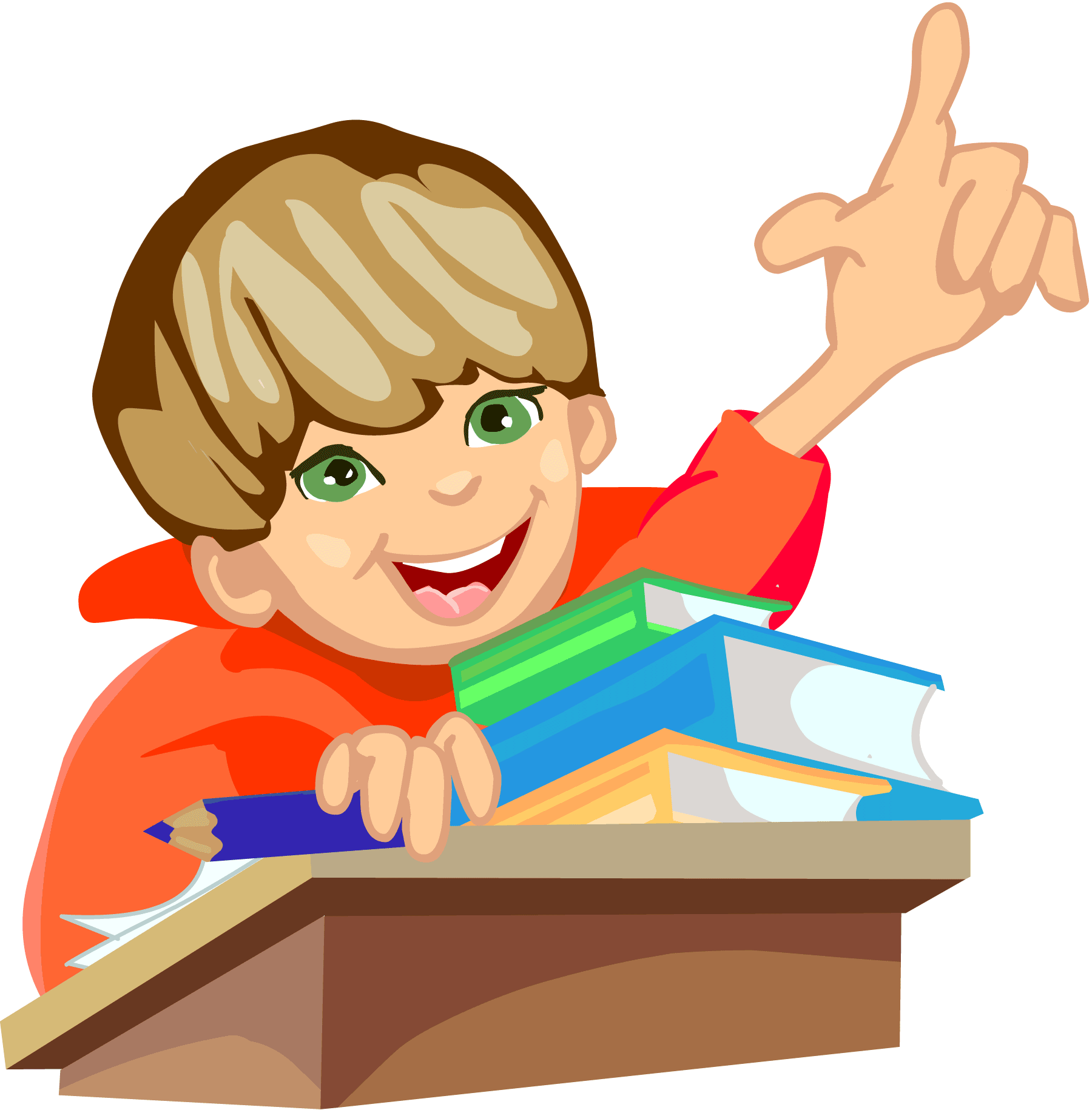 1800x1830 Clip Art Student Raising Her Hand Clipart