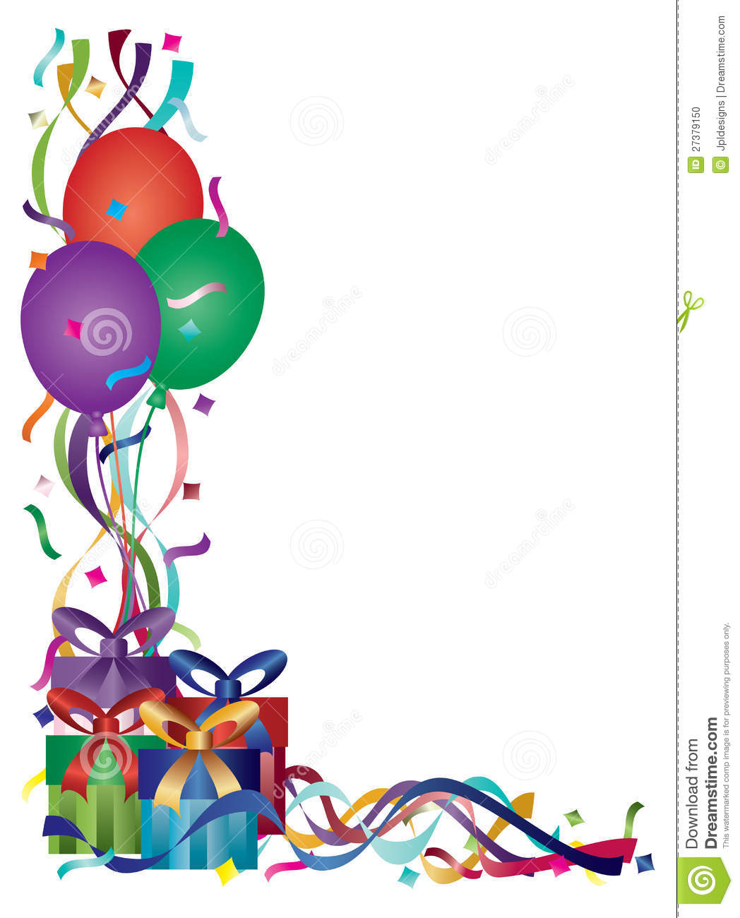 1048x1300 Birthday Clip Art Borders Many Interesting Cliparts