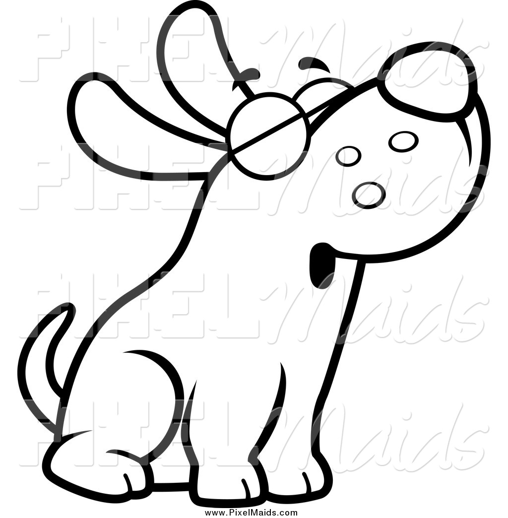 1024x1044 Clip Art Black And White Dogs 3 Clipart