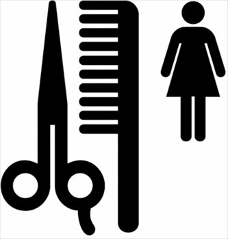 333x350 Hairdresser Salon Clipart