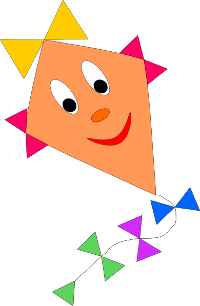 390x597 Kite Clip Art Free Vector 4vector