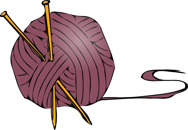 600x414 Knitting Yarn Needles Clip Art Free Vector In Open Office Drawing