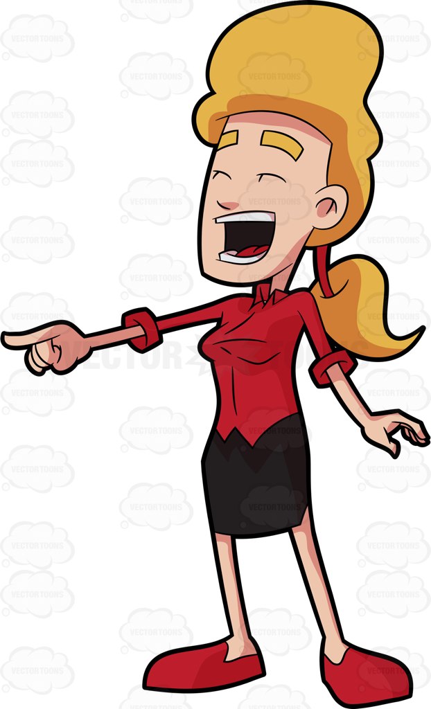 622x1024 Free Laughing Woman Clipart