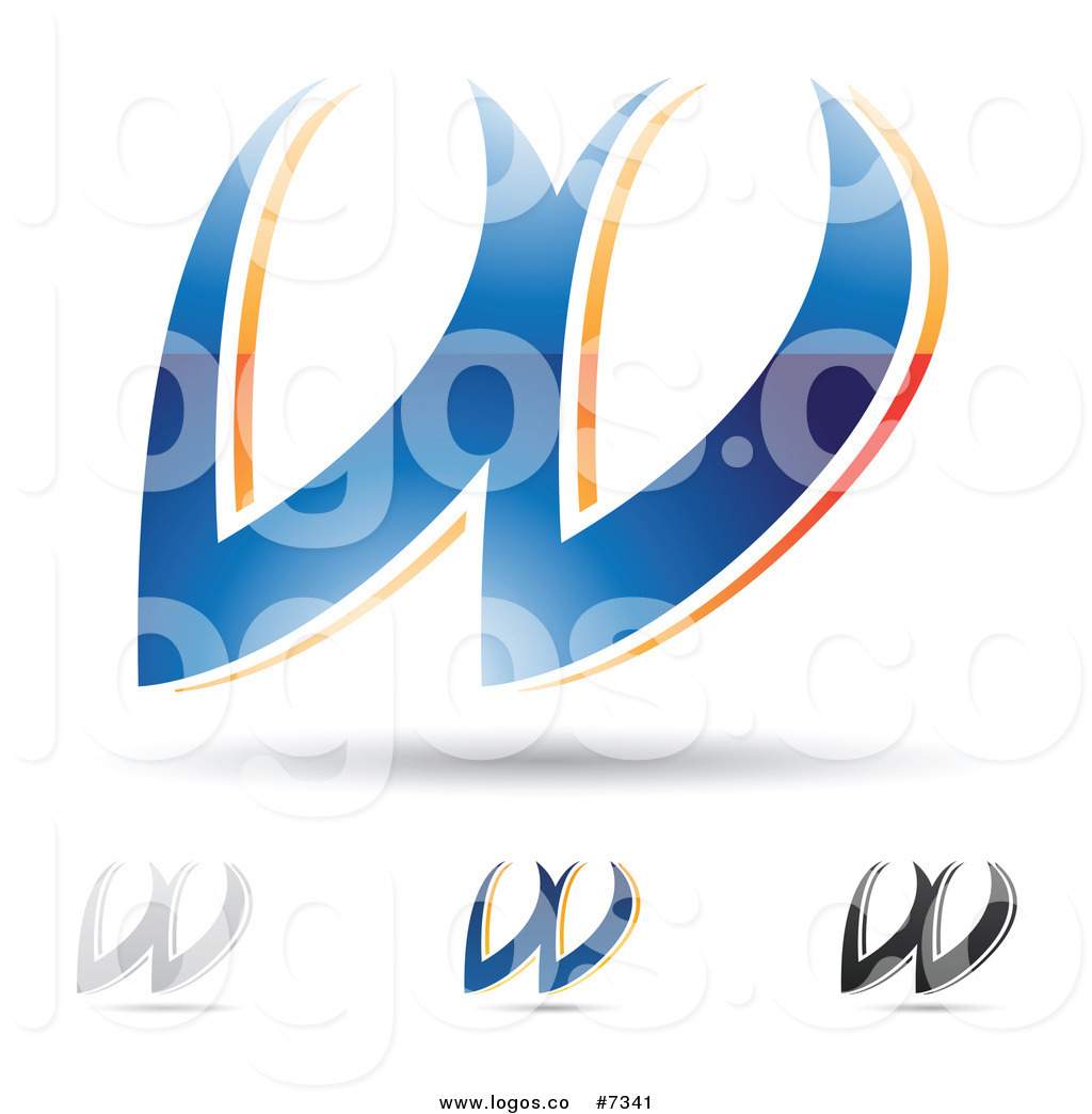 1024x1044 Royalty Free Clip Art Vector Logos Of Abstract Letter W Designs By
