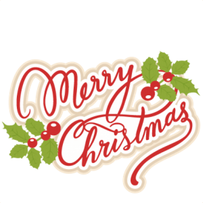 400x400 Merry Christmas Gold Red Text Transparent Png