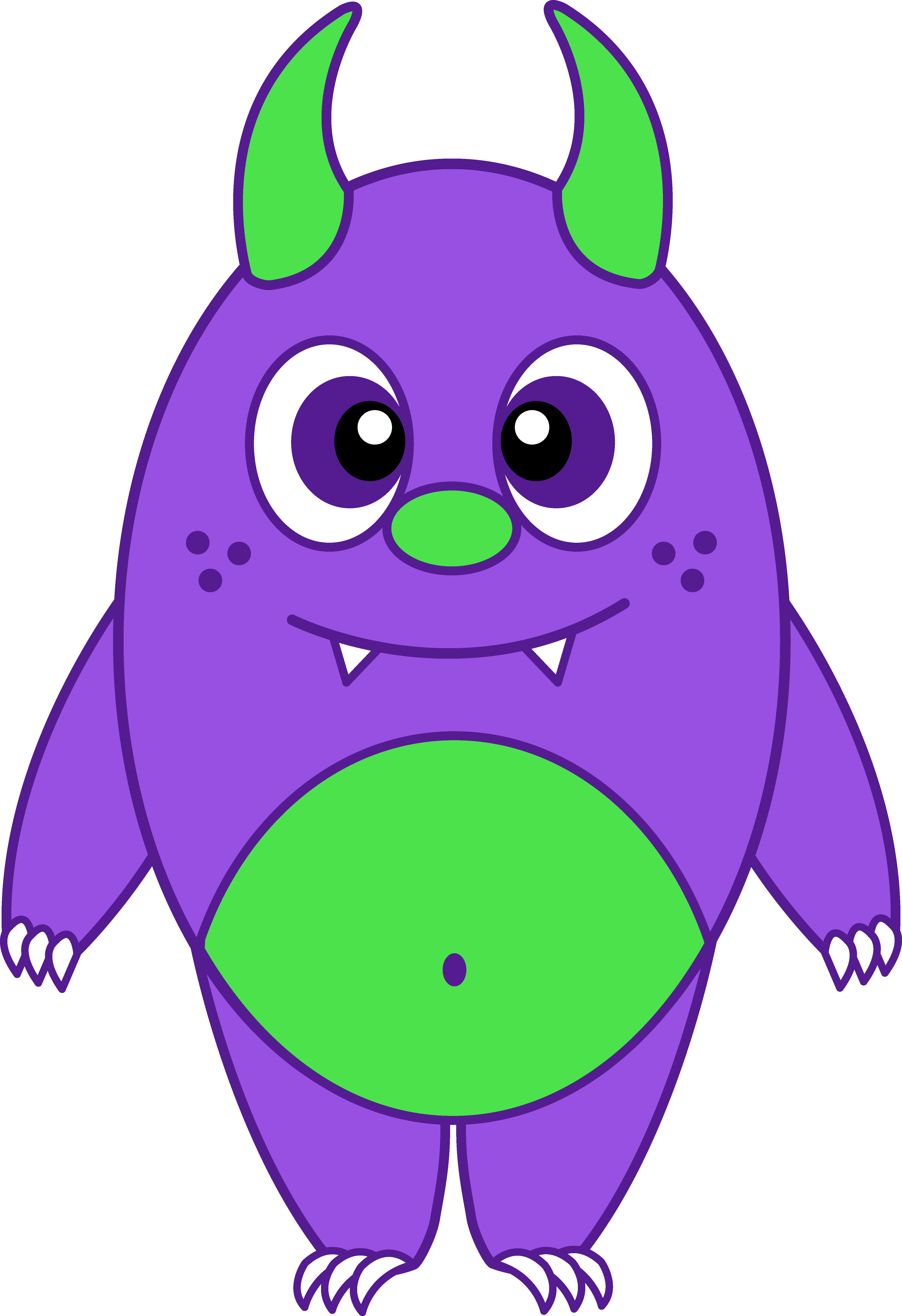 4611x6729 Silly Little Purple Monster