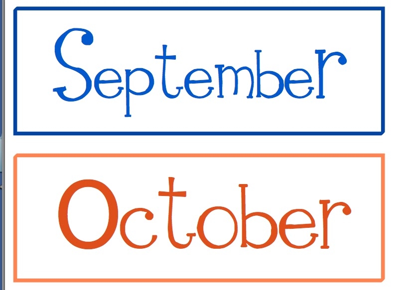 817x583 Months Of The Year Clip Art