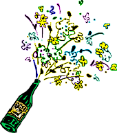 170x192 New Year Clipart Champagne Bottle Glass