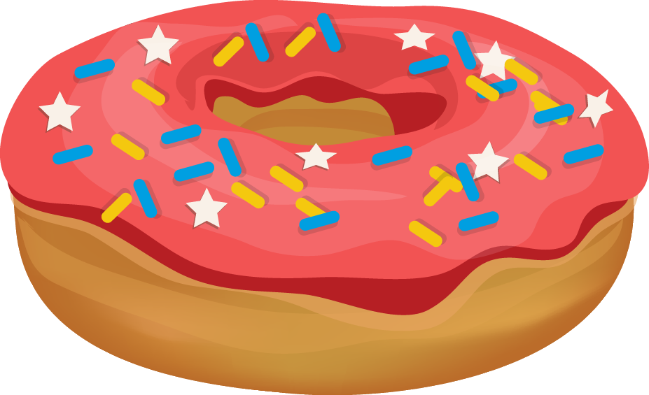 927x565 Donut Clipart