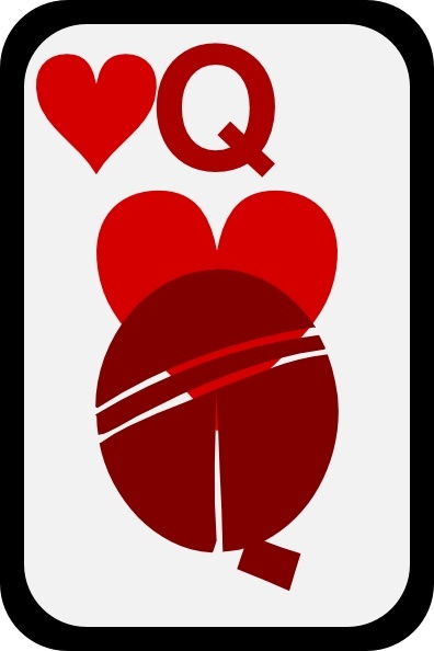 396x594 Queen Of Hearts Clip Art Free Vector In Open Office Drawing Svg