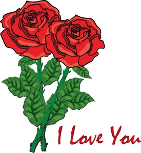 275x300 Free Roses Clip Art Image