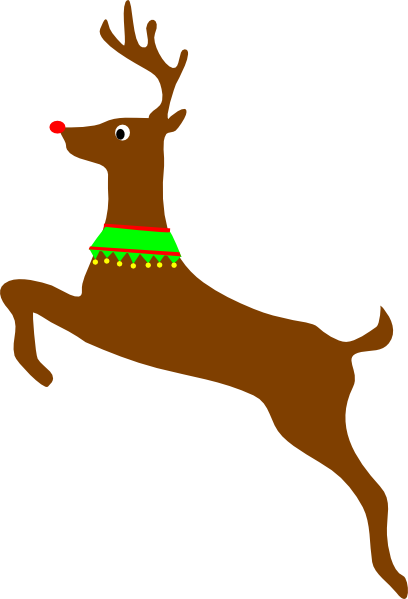 408x599 Reindeer Clip Art Free Images Free Clipart Images 4