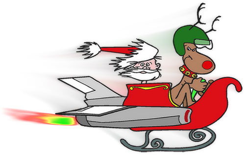 500x317 Sleigh Clipart Rudolph