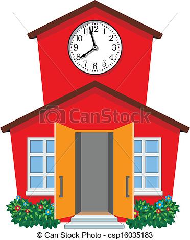 372x470 Vector Country School Building Clipart Panda
