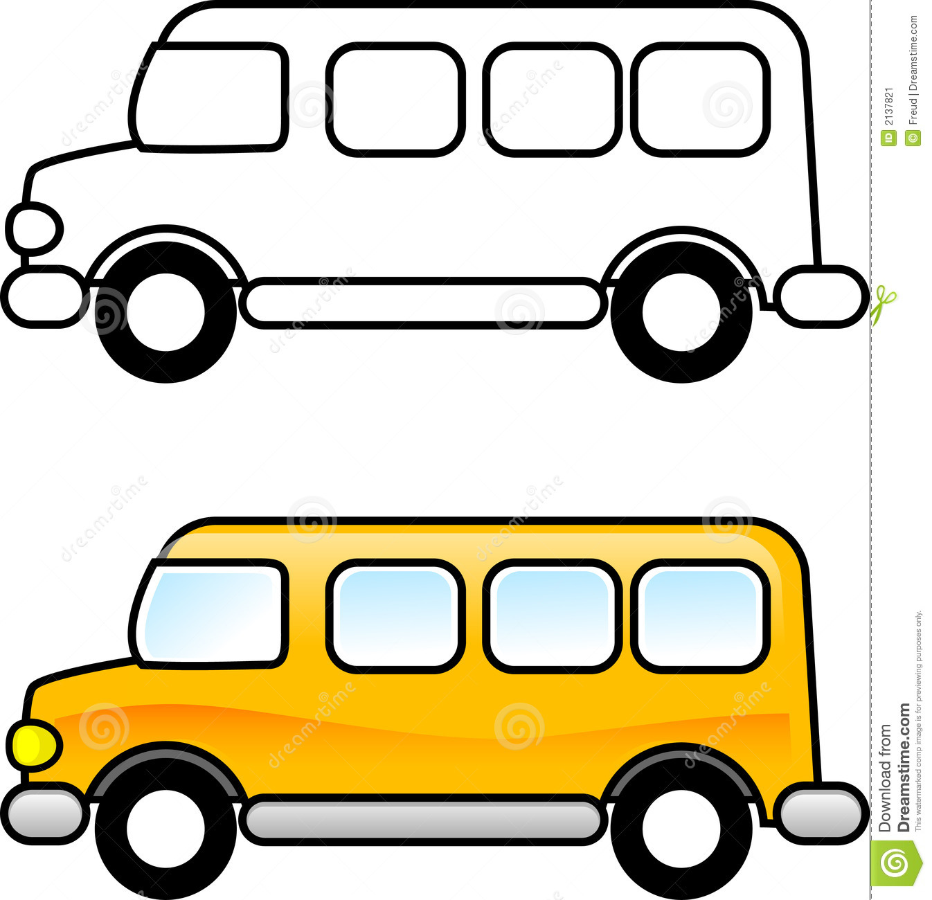 1346x1300 Colouful Clipart Bus