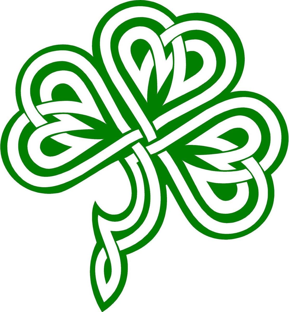 1112x1200 Best Free Irish Shamrock Clip Art Celtic Image