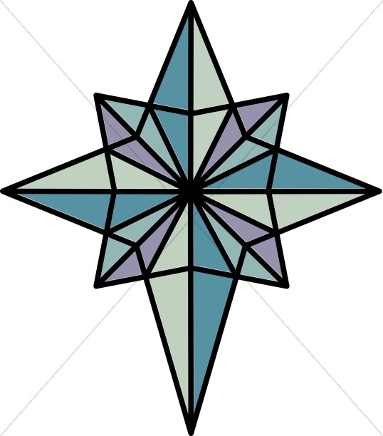 538x612 Nighttime Star Of Bethlehem Epiphany Clipart