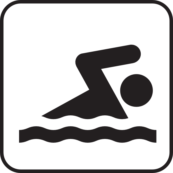 600x600 Swimming Clip Art