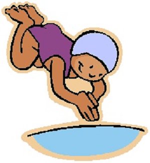 300x325 Top 70 Swimming Clip Art