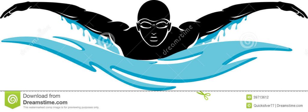 1024x373 Swimmer Clipart