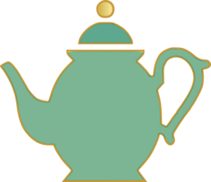 299x258 Tea Pot Green Clip Art