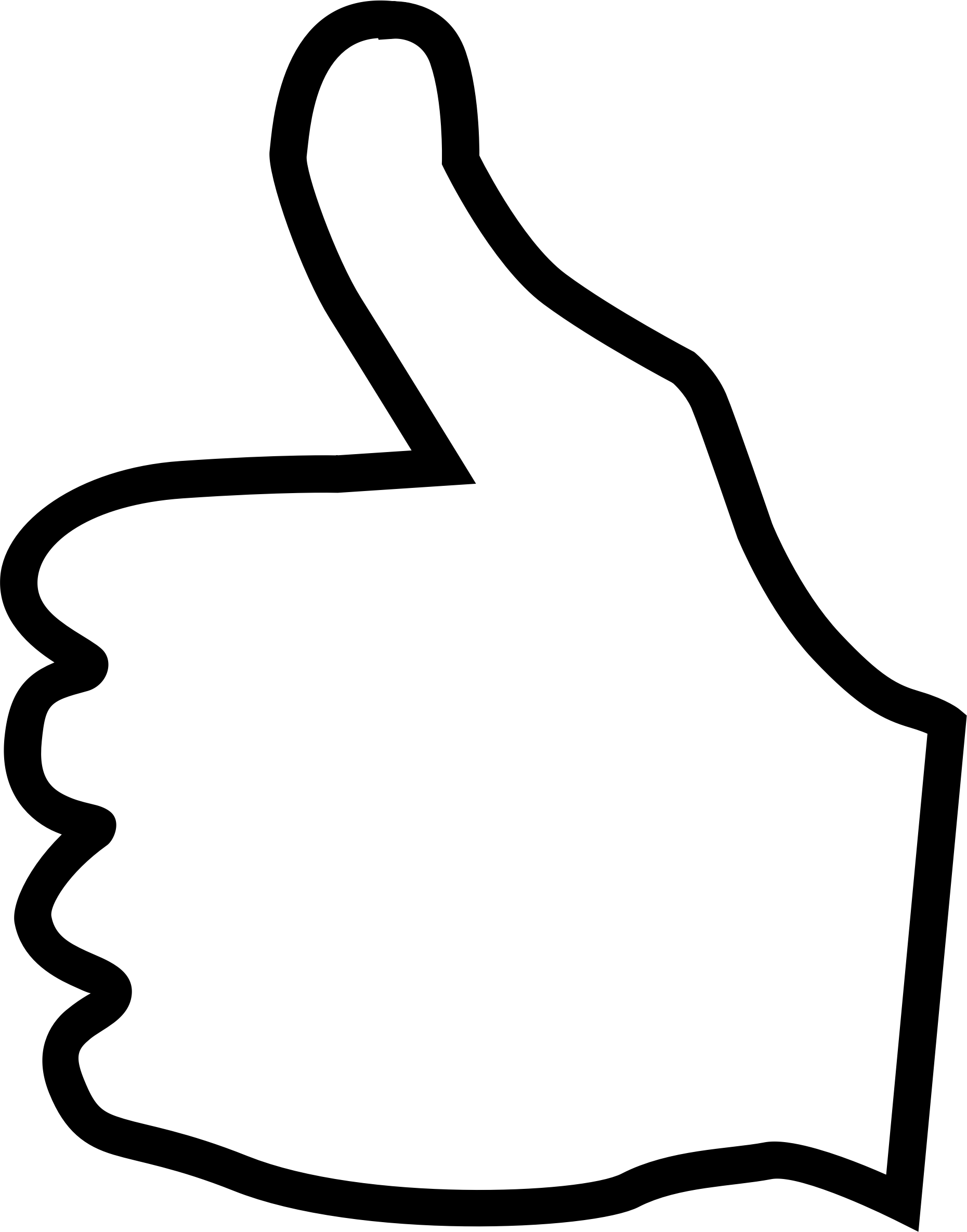1860x2371 Thumbs Up Thumb Up Clip Art Clipart 3 Clipartix 4