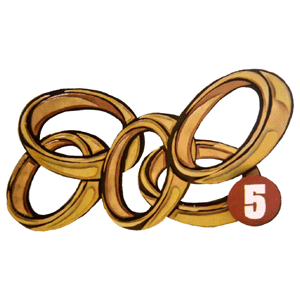 300x300 Five Clipart Gold Ring