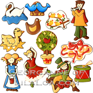 300x300 12 Days Of Christmas Cookie Cutter Set