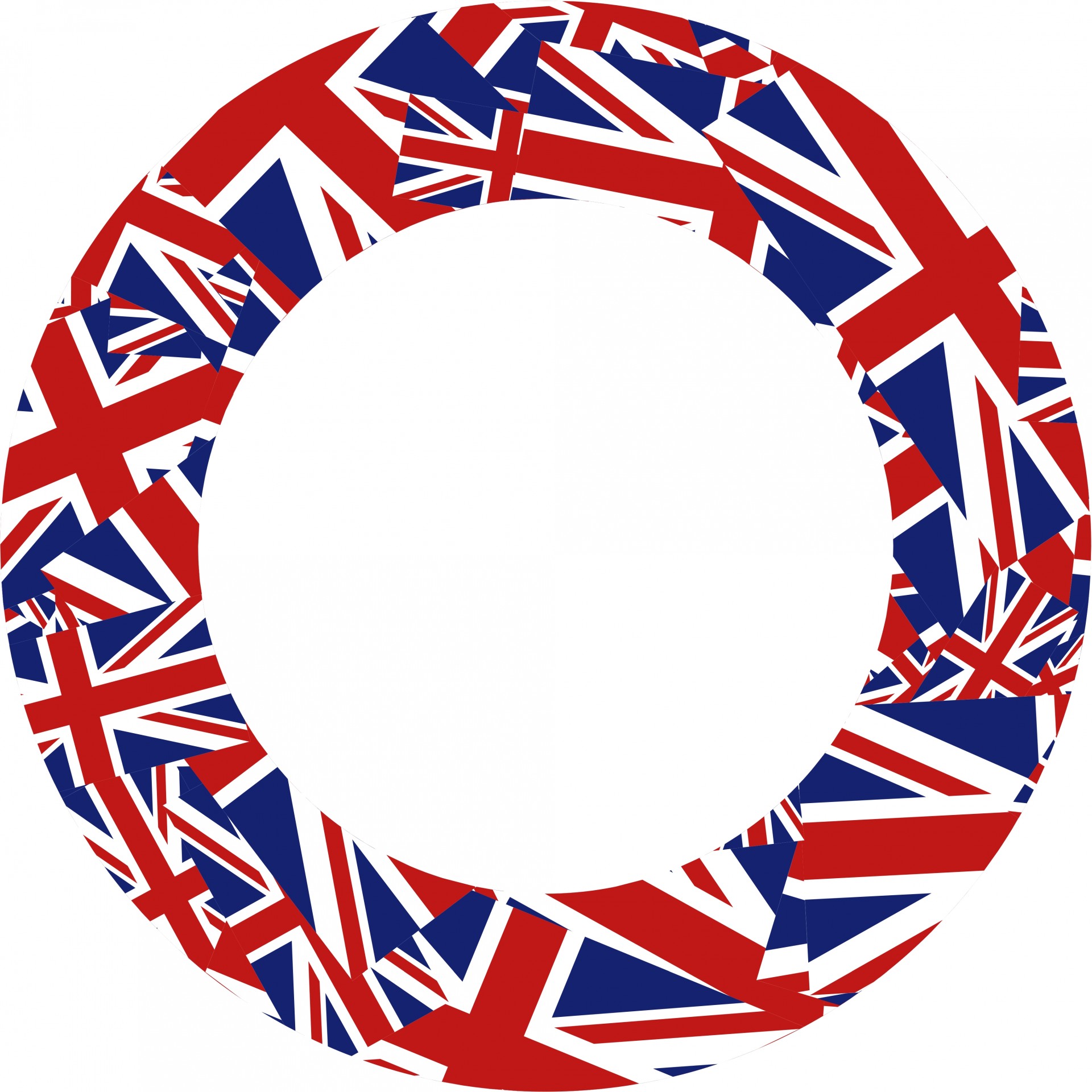 1920x1920 British Flag Clipart Round