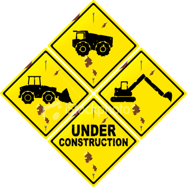 380x380 Clipart Construction Sign