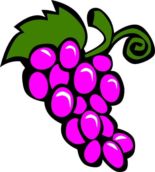 540x599 Grapes Vine Clip Art Free Vector In Open Office Drawing Svg ( Svg