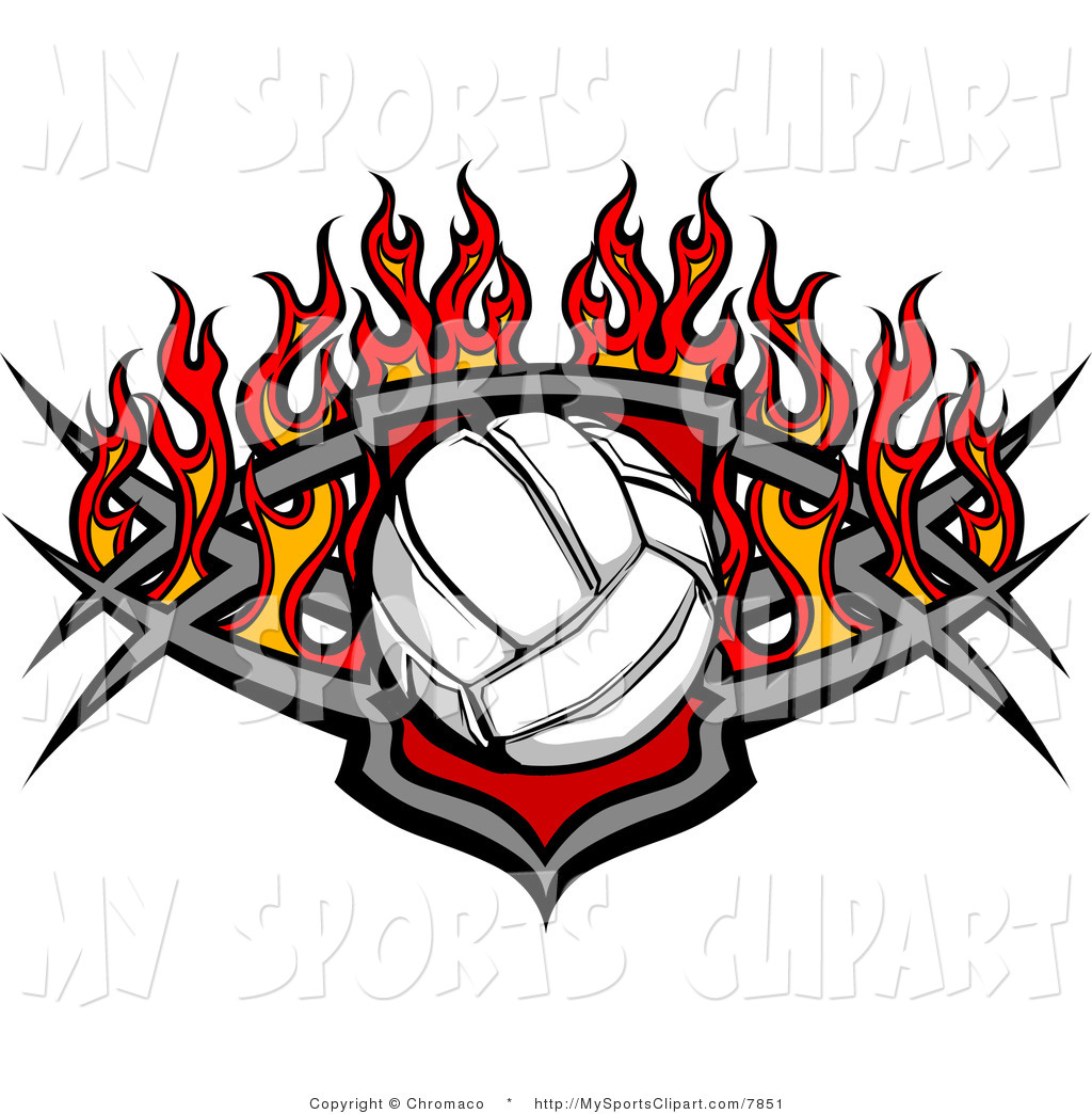 1024x1044 Flaming Volleyball Clip Art Clipart Panda
