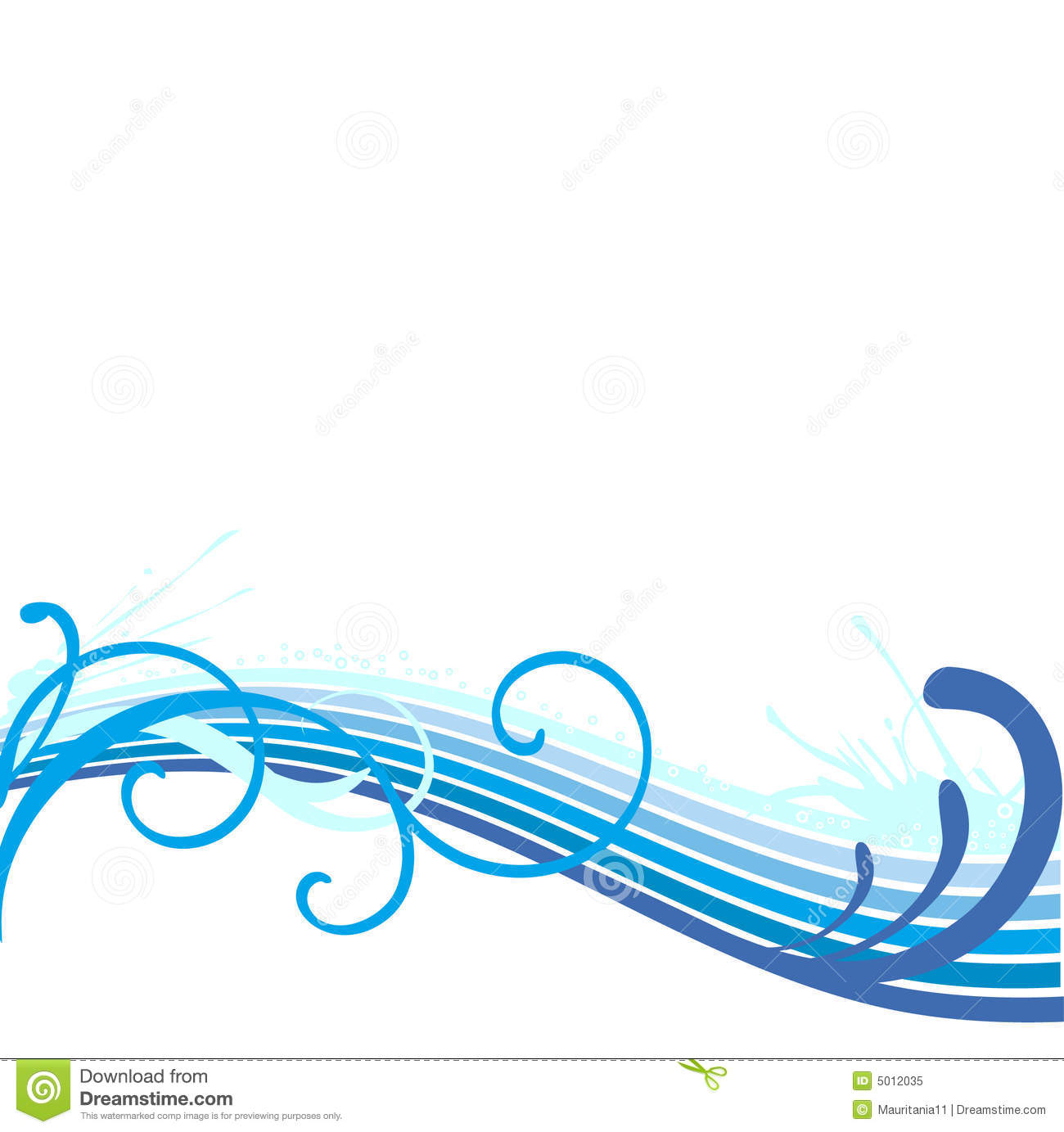 1300x1383 Water Wave Border Clipart