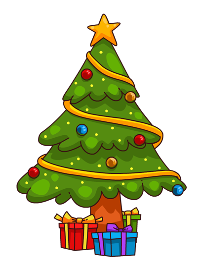 407x551 Free Clipart Christmas Tree