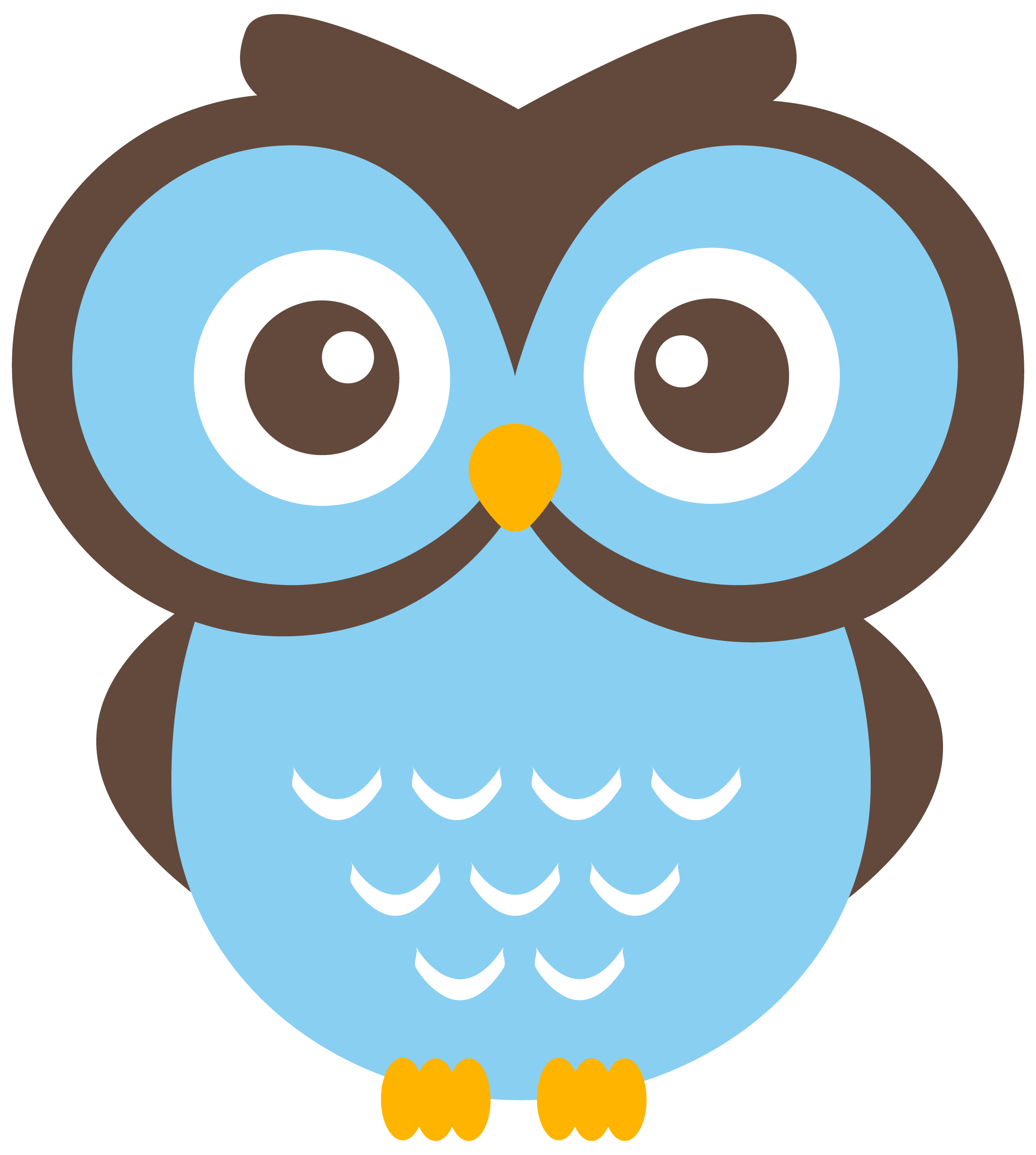 2206x2460 Summer Owl Clipart