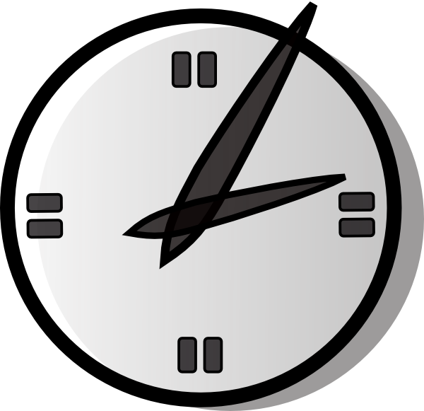 600x581 Analogue Clock Clip Art Free Vector 4vector