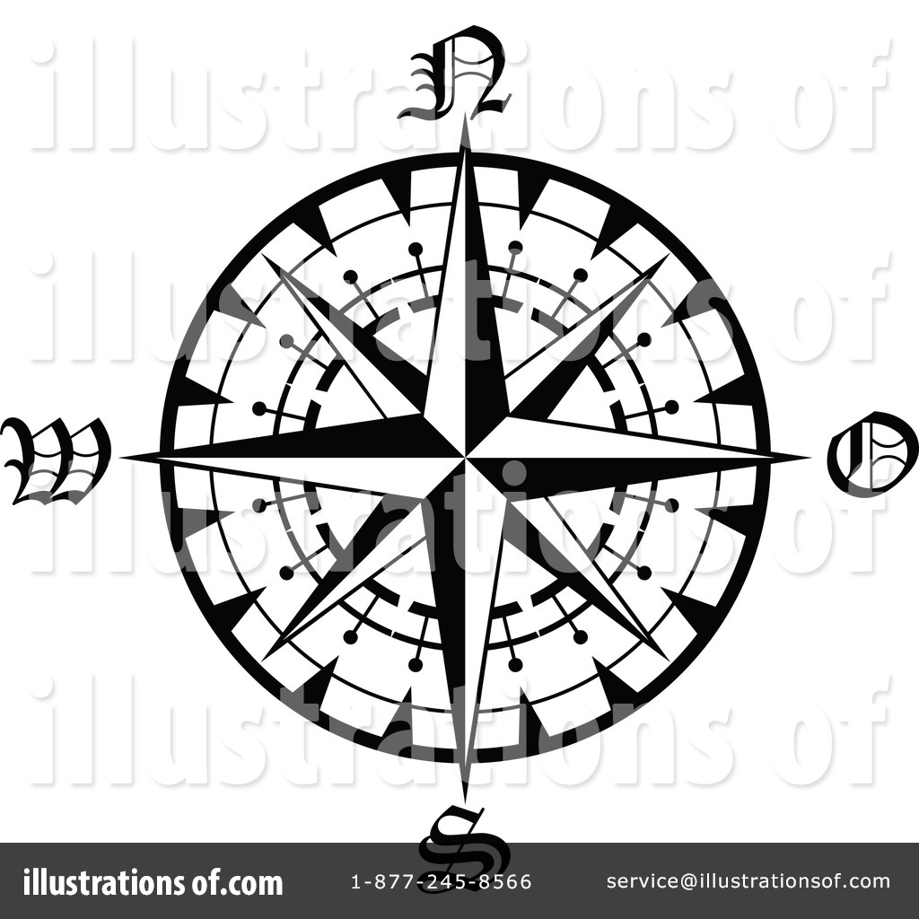 1024x1024 Compass Clipart