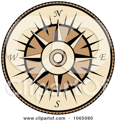 450x470 Clipart Compass Face 5