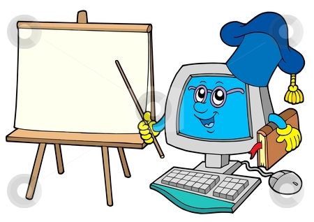 450x318 Computer Teacher Clipart