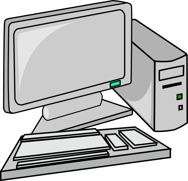 600x578 Image Of Desktop Computer Clipart