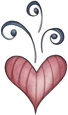 236x398 Clipart Country Hearts