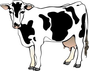 300x238 Cow Clip Art Free Cartoon Clipart Panda