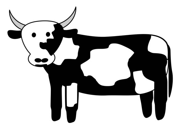 600x421 Cow Clipart Transparent Background