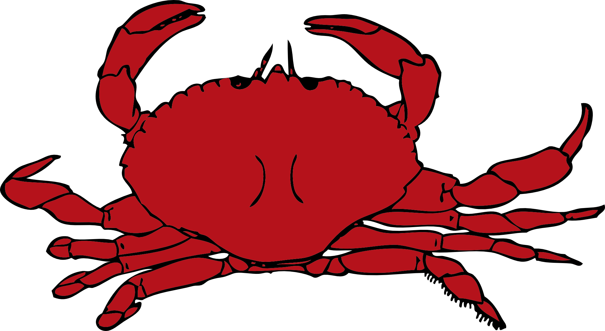 1969x1077 Crab Clip Art Cartoon Free Clipart Images 3