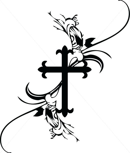 520x612 Crosses Clipart Pin Religious Cross 4 Easter Lily Cross Clip Art