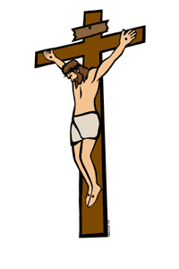 200x300 Free Clipart Cross Jesus