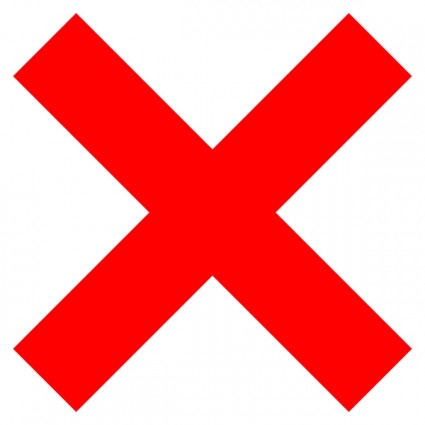 425x425 Wrong Cross Clip Art Free Vector For Free Download About Free