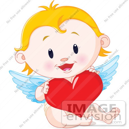 450x450 Royalty Free (Rf) Clip Art Illustration Of A Blond Baby Cupid